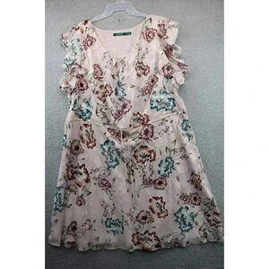 Lauren Ralph Lauren Women's Flutter Sleeves Dress-20W-Lined